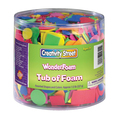 Creativity Street WonderFoam® Craft Tub, Foam Shapes Assortment, 1/2lb, PK2 PAC4311